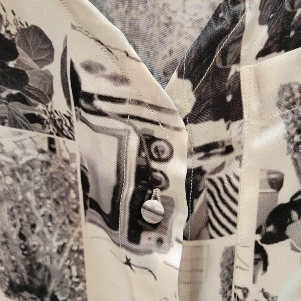 ZARA Photoprint Blouse - Picture 2 of 5